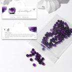 Raicegs 100pcs 4mm Amethyst Beads Natural Gemstone Beads Round Loose Beads for Jewelry Making DIY Bracelets Necklace - color: Amethyst, size: 4mm Round