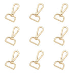 9 Pcs D Ring Swivel Lobster Claw Clasp Push Gate Snap Hooks Trigger Clips for DIY Crafts Keychain Purse Handbag Making,1 Inch Glod - color: 1" Glod 9pcs, size: 1"