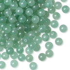DUQGUHO Green Aventurine Beads 8mm Natural Crystal Green Beads Round Polishing Stone Bead Genuine Gemstone Beads for DIY Jewelry Making 47 Pcs, US-MKL-CB-04GR1 - color: Green#1