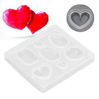 Resin Silicone Clearance, Faceted Clear Silicone for Jewelry Craft Making