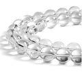 120pcs Adabele Lab Created Clear Crystal White Quartz Gemstone 6mm Round Beads Gem Stone Spacer for DIY Craft Jewelry Making GS17-6 - color: Clear Crystal Quartz (Lab Created), size: 6mm (120pcs/2 strands)