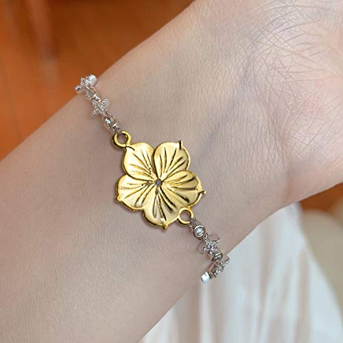 Jewelry Connectors Charms, 100 Gram Flower Tibetan Style Mixed Flower Shape Pendants Metal Beads Link Connector Charms for DIY Earring Necklace Jewelry Making