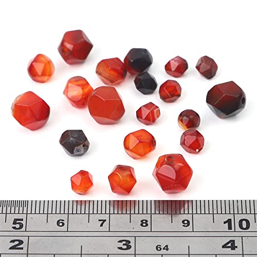 BEADIA Faceted Natural Dream Agate Stone Round Beads 8mm 36cm/Strand for Jewelry Making - color: Dream Agate, size: 8mm