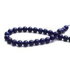 BEADIA Natural Lapis Lazuli Stone Round Loose Semi Gemstone Beads for Jewelry Making 4MM 89PCS - color: Lapis Lazuli, size: 4mm
