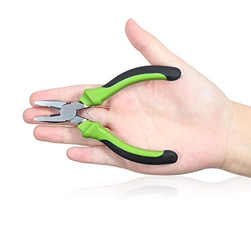 SPEEDWOX Mini Lineman's Pliers - 5 Inch Combination Pliers with Wire Cutters for Jewelry Making, Beading, Hobby Work & DIY - style: Lineman's Pliers