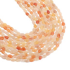 70pcs Natural Yellow Aventurine Stone Beads，4x6mm Egg Shape Loose Gemstone Beads for Jewelry Making Design Earring Necklace - color: yellow aventurine