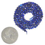 3mm Lapis Faceted Gemstone Round Loose Beads Strand 15.5-16" DIY Jewelry Making - color: Lapis