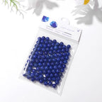 Raicegs 100pcs 6mm Lapis Lazuli Beads Natural Gemstone Beads Round Loose Beads for Jewelry Making DIY Bracelets Necklace - color: Lapis Lazuli, size: 6mm Round