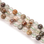 6mm Green Peridot Stone Beads Natural Crystal Gemstone Round Loose Beads for DIY Jewelry Making 15"/Strand - color: Green Peridot, size: 6mm