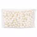 FM FM42 500g/220pcs 18mm Pearls with 6mm Big Hole Ivory Simulated Pearl Beads for Crafts - color: 18mm Pearls with 6mm Hole, 500g/220pcs