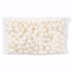 FM FM42 500g/220pcs 18mm Pearls with 6mm Big Hole Ivory Simulated Pearl Beads for Crafts - color: 18mm Pearls with 6mm Hole, 500g/220pcs
