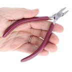The Beadsmith Flush Cutters – 5.25-Inches (133 mm) Jewelry-Making Tool w/Tungsten Carbide Blades, PVC Comfort Grip, & Double-Leaf Springs