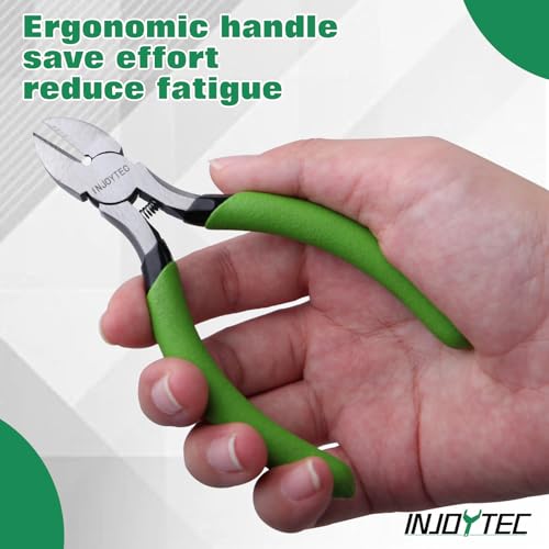 Wire Cutters Side Cutting Pliers 5 Inch Diagonal Pliers Floral Wire Cutters Ultra Sharp Flush Cut Pliers Mini Fine Wire Cutting Plier Flush Cutting Pliers for Jewelry Making - style: Diagonal Pliers