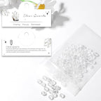 Raicegs 100pcs 6mm Clear Quartz Beads Natural Gemstone Beads Round Loose Beads for Jewelry Making DIY Bracelets Necklace - color: Clear Quartz, size: 6mm Round