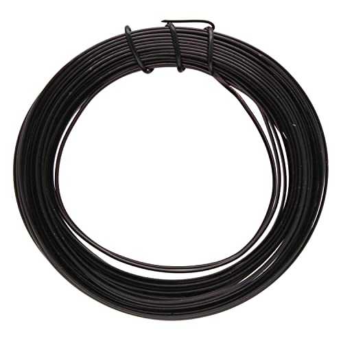 The Beadsmith Square Craft Wire - Soft Temper Beading Wire, Black Color, 21 Gauge, 7 Yards - color: Black, size: 21 Gauge, 7 Yard Coil