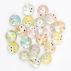 20Pcs 16mm Luminous Eye Focal Round Beads for Pens Eye Fancy Space Beads for DIY Craft Beadable Pens Keychain Bracelet Necklace Earrings Jewelry Making - color: Eye