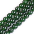 GEM-Inside Natural 10mm Green Taiwan Jade Gemstone Loose Beads Round Crystal Energy Stone Power for Jewelry Making 15" - color: Green Taiwan Jade, size: 10mm