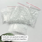 600pcs Crystal Glass Beads 3mm 4mm 6mm 8mm 10mm Rondelle Faceted Crystal Beads Spacer Beads for Necklace Bracelet Earrings DIY Jewelry Crafts Making Supplies(Clear) - color: Clear