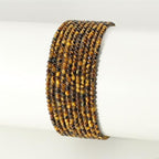 MJDCB 320pcs Natural Small Stone Beads 2mm Yellow Tiger Eye Round Smooth Loose Gemstone Bead for Jewelry Making Bracelets Earrings Necklaces Accessories - color: Yellow Tiger Eye