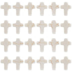 SUNNYCLUE 1 Box 100Pcs White Turquoise Cross Beads Synthetic Turquoise Stone Bead 12x16mm Easter Mini Small Cross Beads for Jewelry Making Charms Beading Supplies DIY Bracelet Necklace Adult - color: 100Pcs 12x16mm White Cross Beads
