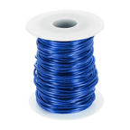HARFINGTON 12 Gauge Aluminum Craft Wire 2.0mm 98.5ft Flexible Bendable Anodized Metal Jewelry Sculpting Wire for Jewelry Making Modelling Craft DIY, Sapphire Blue - color: Sapphire Blue, size: 98.5ft x 2.0mm