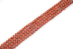 Adabele 15 Inch Natural Red Jasper Gemstone 6mm Faceted Flat Round Coin Loose Beads Gem Stone Spacer (59-64pcs) for Jewelry Making GZ13-7 - color: Red Jasper, size: 15 Inch/1 Strand