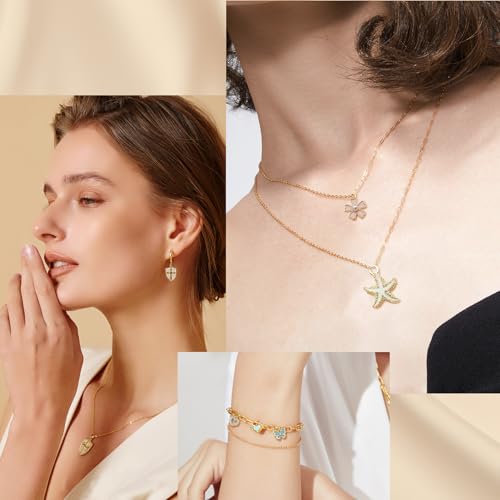 18K Gold Necklace Chain Kit for Jewelry Making, 20 Feet DIY Bracelet Chains with Jump Rings, Lobster Clasps, Connectors, Jewelry Pliers, 30 Colorful Graphic Charms & 36 Letter Pendants - color: 18k Gold-20 Feet 6 Rolls+Pendants