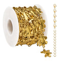 UMAOKANG 2 Meters Gold Plated Stainless Steel Chains for Jewelry Making Butterfly Chain Link Jewelry DIY Supplies - color: Gold Butterfly