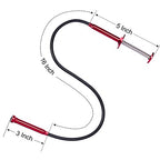 Bendable Flexible Magnetic Pickup Tool, 24'' Four Claw Grabber Tool, Accurate Pick Up In Narrow Space for Engine Bay/Home Sink/Drain/Earring/Keys/Metal Objects (Magnetic orientation) - size: Magnetic Directional Bend Pickup Tool