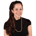Party Beads - Small Round - size: 12-Pack, style: Gold (12-Pack)