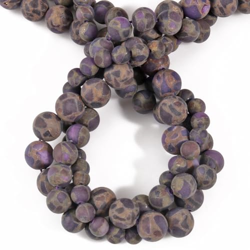 Matte Cloisonne Jasper Beads 6mm 60 Pcs Stone Beads for Jewelry Making Large Beads Bracelet Keychain Loose Round Smooth Gemstone Beads Necklace Earrings DIY Arts and Crafts Natural Stone Beads ﻿ - color: Matte Cloisonne Jasper, size: 6mm