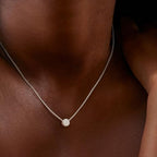 Valloey Rover Gold Necklace for Women 14K Gold Plated Circle Cubic Zirconia Pendant Necklace Dainty Twist Rope Chain Necklace Simple Jewelry Gift for Women - style: Silver-Dot