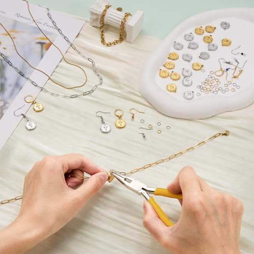 UMAOKANG Gold Plated Stainless Steel Cross Charm for Men and Women Necklace Bracelet DIY Jewelry Charms Pendants Bulk - color: Cross Gold Silver