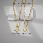Bheop Chunky Cross Necklace for Women Trendy 14K Gold Silver Layered Statement Cross Pendant Charm Necklace Waterproof Paperclip Herringbone Snake Choker Chain Christian Jewelry Set Gift Non Tarnish - style: GD-Toggle Necklace（1 inch Pendant)