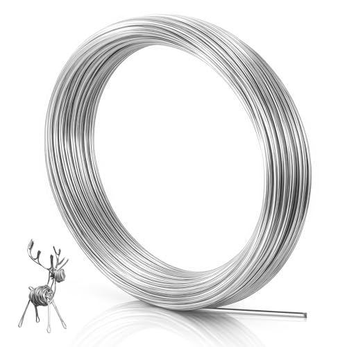 9 Gauge 3mm Bendable Aluminum Wire, 32.8 Feet (10m) Metal Craft Wire for Sculpting, DIY Jewelry Making, Doll Making, Modelling and Bonsai Training - size: 10 M x 3 mm