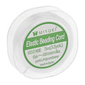 Miyuki Elastic Beading Cord – Clear, 0.8 mm Diameter, 5 Meter Spool, Premium Stretch String for Jewelry Making and Beadwork - size: 0.8 Mm - 5 Meter
