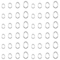 1200pcs Oval Jump Rings Stainless Steel Jump Rings Open Jump Rings Jewelry Jump Rings for Jewelry Making Supplies Earring Bracelet Necklace DIY Craft Making(Silver,4 Sizes) - color: Silver