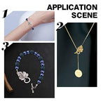 SUPERFINDINGS 40 Sets Tibetan Style Leaf Toggle Jewelry Clasps 4 Colors Necklace Toggle Clasp Alloy Metal T-bar Closure Clasps for Necklace Bracelet Jewelry Making DIY Craft,1.42x0.87x0.18Inch