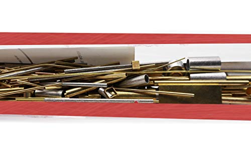 K&S Precision Metals Bundle O'Metal 3408 – Assorted Brass, Copper & Aluminum Cutoffs for DIY Crafts, Jewelry, Modeling, Home Décor, Made in USA