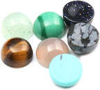 Natural Stones Cabochon 4 6 10 12 14 16 18 20 MM Round No Hole for Making Jewelry - size: 10 MM