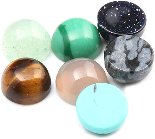 Natural Stones Cabochon 4 6 10 12 14 16 18 20 MM Round No Hole for Making Jewelry - size: 10 MM
