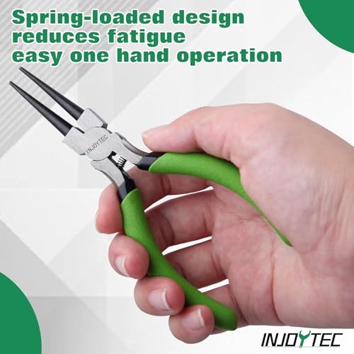 5 Inch Mini Round Nose Pliers Wire Bending Small Wire Looping Pliers For Wire Wrapping Jump Rings Making Jewelry Making Supplies Diy Crafts - style: Round Nose Pliers