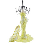 2 PCS Set Jewlery Display Shoe Ring Holder - Mannequin Necklace Display Bracelet Orgaziner (Yell) - color: Yell