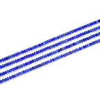 Adabele 30 Inch Natural Blue Lapis Lazuli Healing Gemstone 3mm x 2mm Tiny Small Faceted Round Rondelle Loose Beads Stone Spacer (100-110pcs) for Craft Jewelry Making GK-A7 - color: Lapis Lazuli, size: 3mm x 2mm - 30 inch/2 strands