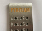 Jewelry Wire Drawplate Carbide Steel Round Draw Plate for Jewelry Wire Making (0.26-2.8mm, 39 Holes) - size: 0.26-2.8mm, 39 Holes