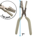 The Beadsmith Wire Elements Series Jewelry Tool Bundle - Includes 3-in-1 Wire Looping Pliers(13-20mm) & Bail Making Pliers (7", 3.55mm &5.5mm Jaw) - Polished Steel & Comfort Grip for Jewelry Making