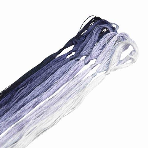 MIINGGUXIUYI Mulberry Silk Floss Embroidery Thread Floss-Cross Stitch Threads China Silk Woven Jewelry Threads DIY Sewing Kits (87) - color: 87