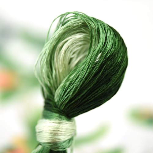 MIINGGUXIUYI Mulberry Silk Floss Embroidery Thread Floss-Cross Stitch Threads China Silk Woven Jewelry Threads DIY Sewing Kits (98) - color: 98