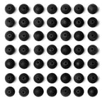 QINJIEJIE 100PCS Matte Black Obsidian Beads 8mm Natural Stone Beads Round Loose Gemstone Bead for Bracelet Beading Crystal Jewelry Making DIY Necklace Earrings 0.32" - color: Matte Black Obsidian, size: 100PCS