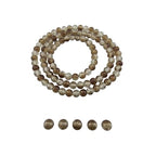 DandS ltd Crackle Lampwork Glass Beads for Jewelry Making, Champagne, Vibrant DIY Bracelets, Necklaces, Earrings, Beading Supplies & Craft Kits for Handmade Jewelry, 80pcs 0.39 inch (10mm), #J218-10 - color: Champagne